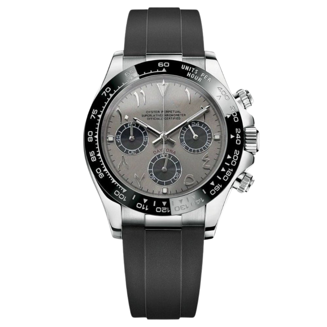 SEITONA CHRONOGRAPH MOD RHODIUM ARABIC EDITION
