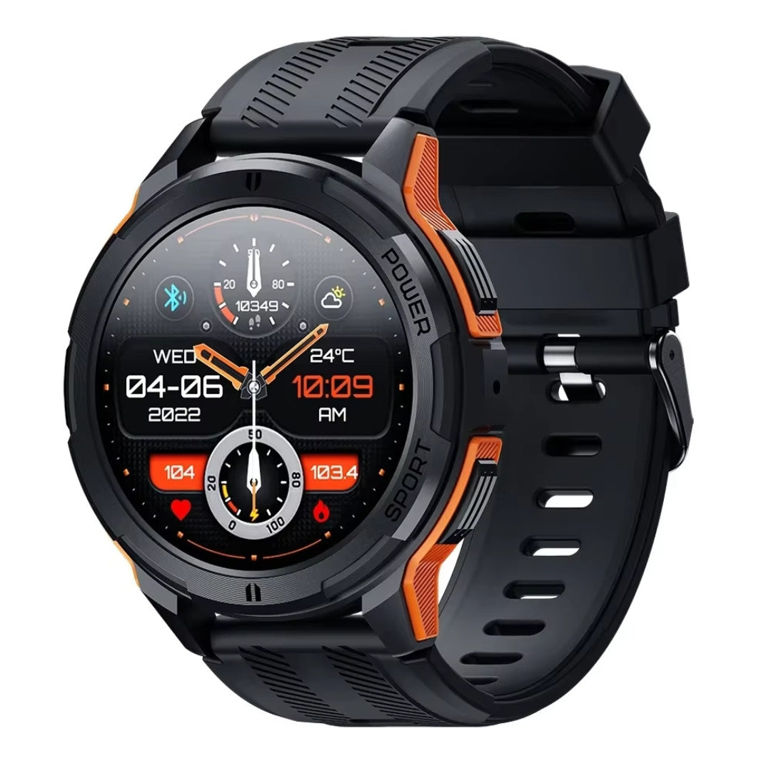 APEX | AMOLED Rugged Outdoor Smartwatch with Bluetooth Calling & Health Tracking