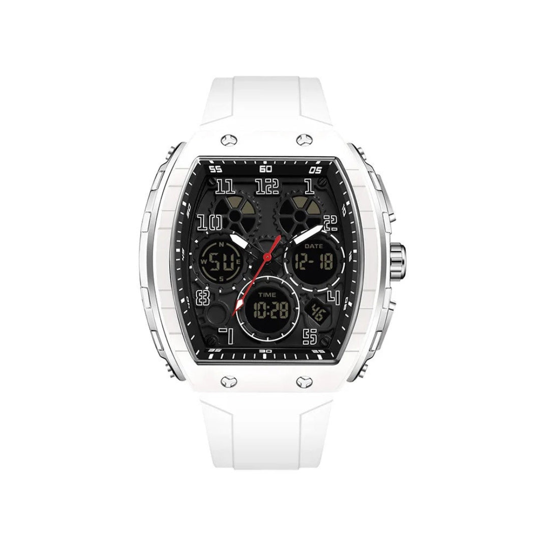 EMERAL | Men’s Dual Display Water-Resistant Watch with Chronograph & LED Light