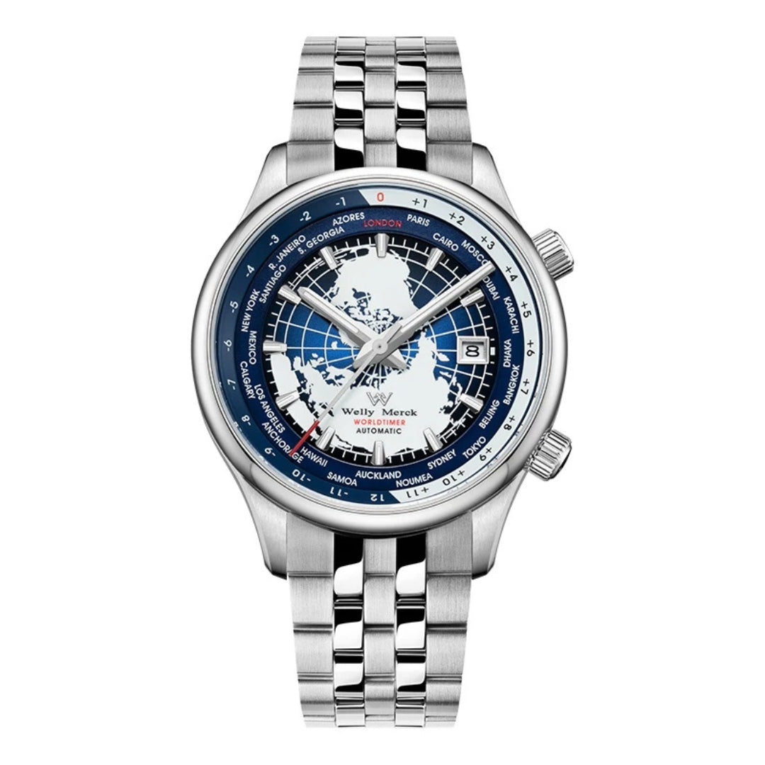 WORLD SERIES | World Time Automatic Precision Luxury Watch for Men