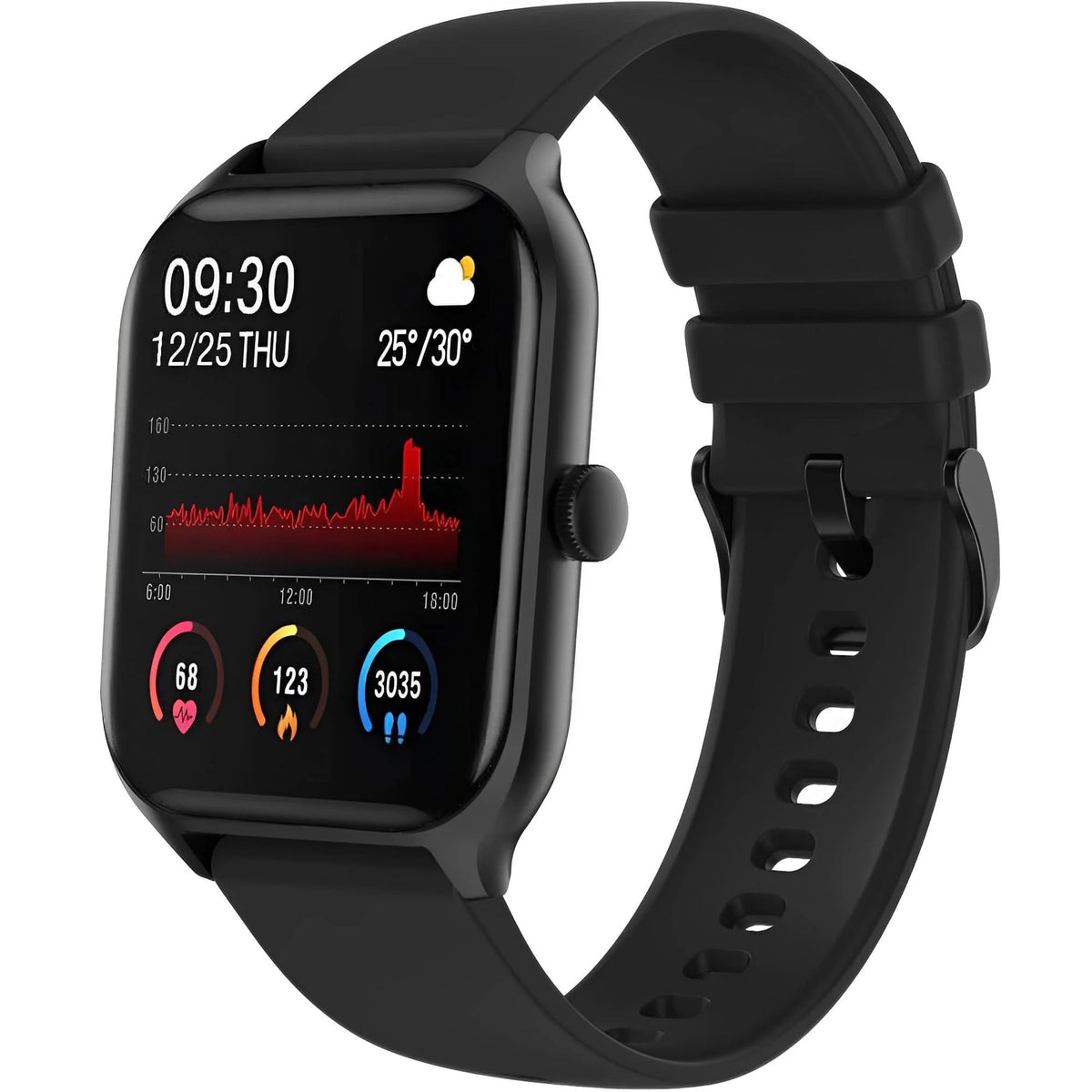 VITALSYNC | Unisex Waterproof Smartwatch with Heart Rate & Fitness Tracking