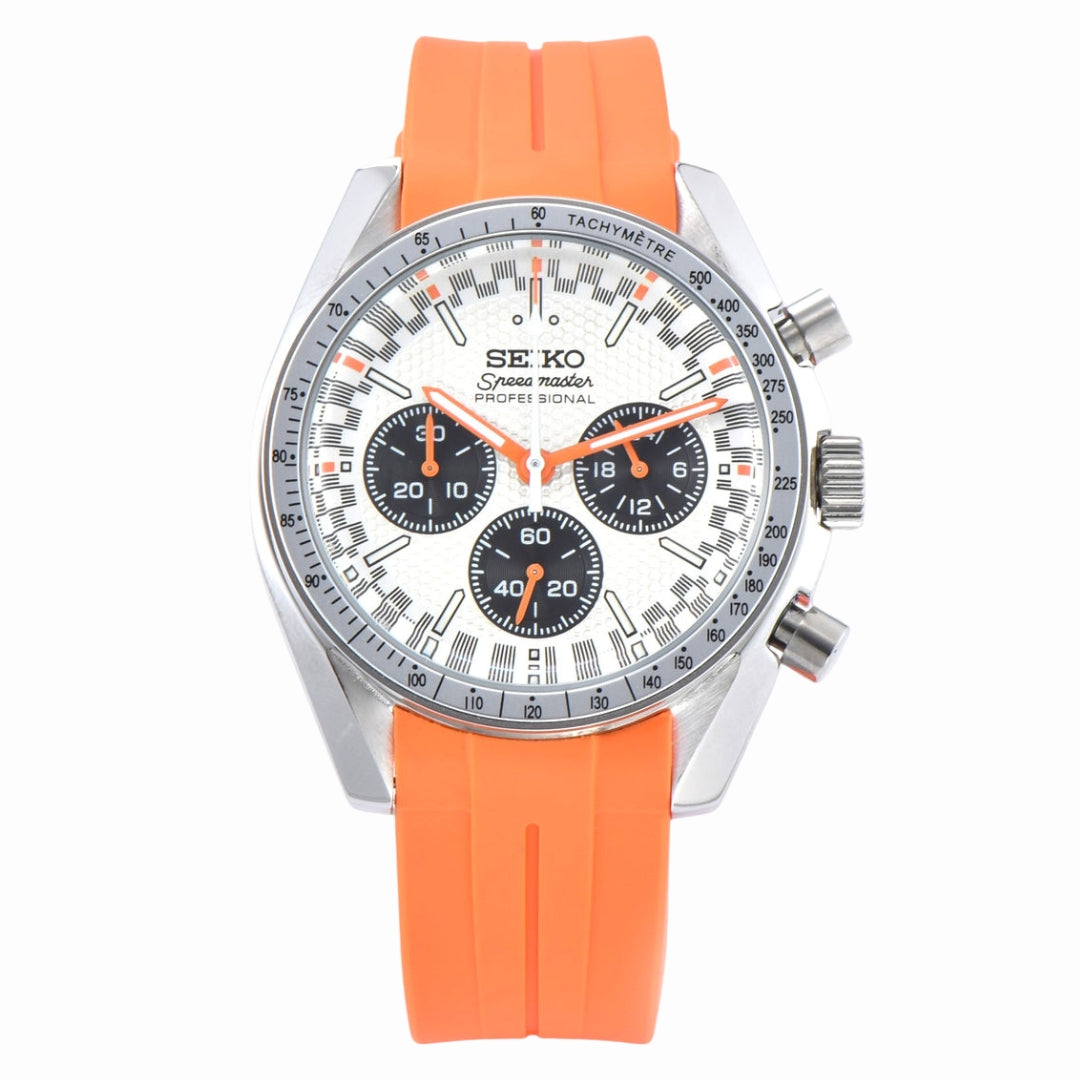 SPEEDSEIKO | Chronograph MOD Rally Orange Edition Tachymeter - Automatic Watch