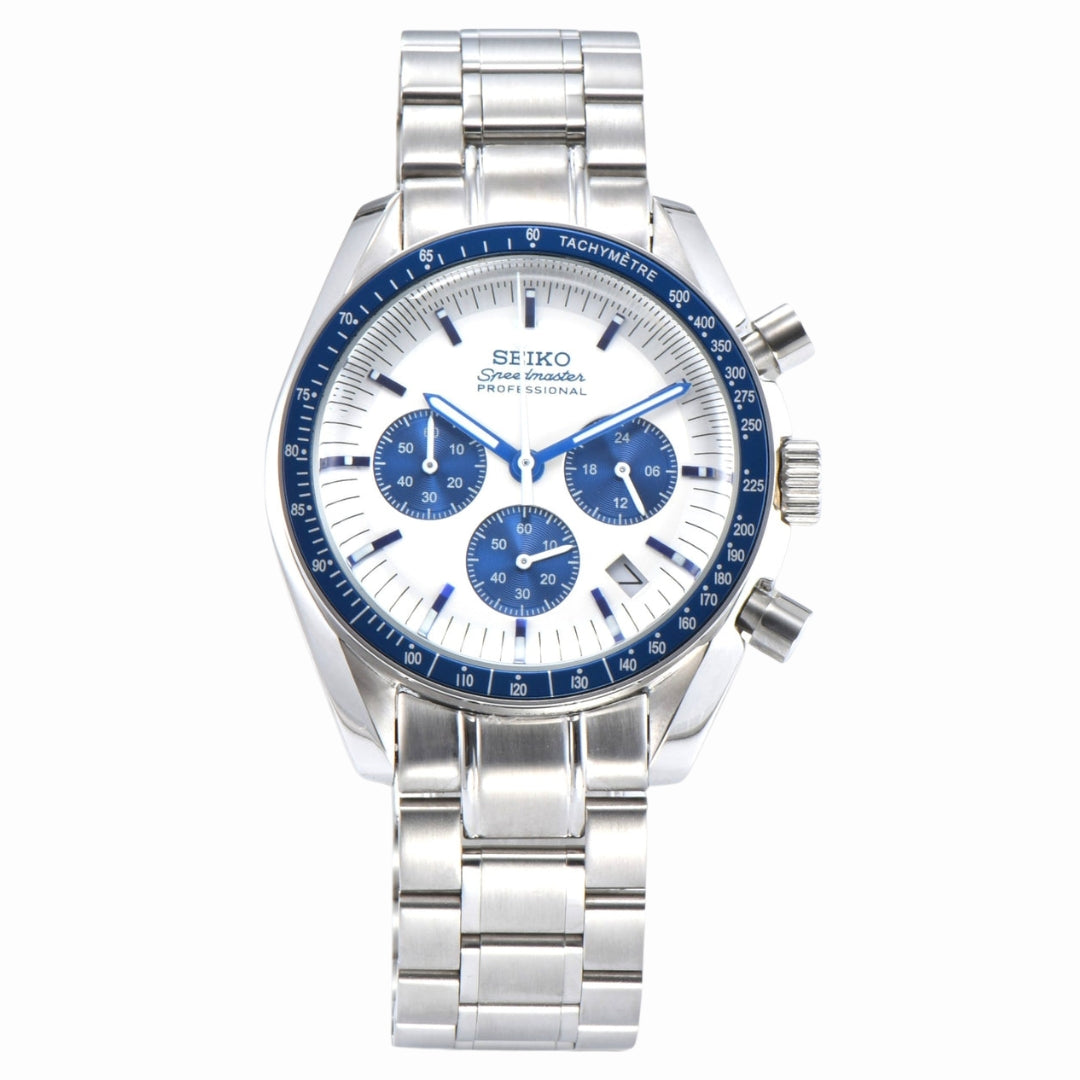 SPEEDSEIKO | Chronograph MOD Arctic Blue Edition - Tachymeter - Automatic Watch