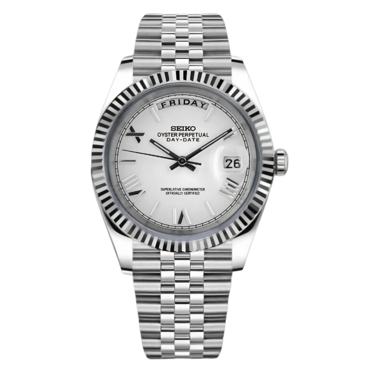 SEIKODATE | Jubilee MOD Snow Edition Stainless Steel - Automatic Watch