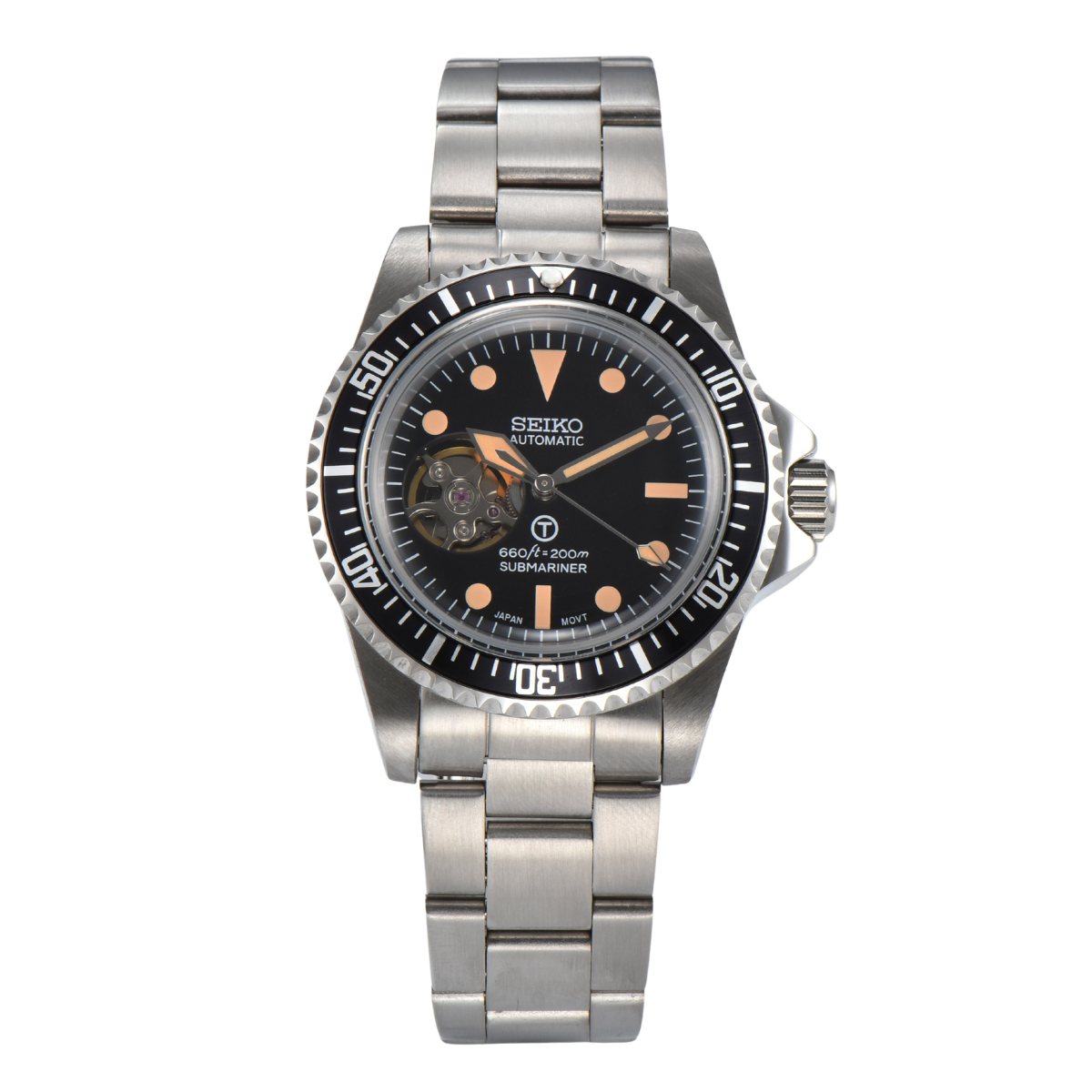 SEIKOSUB | 007 MOD Open Heart edition Stainless Steel - Automatic Dive Watch