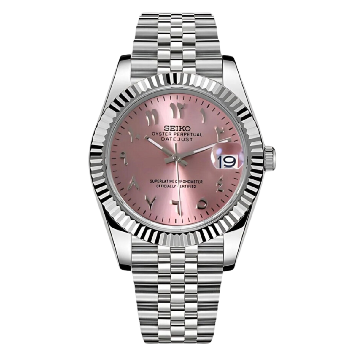 SEIKOJUST | Cotton Candy Jubilee MOD Arabic Edition - Automatic Watch