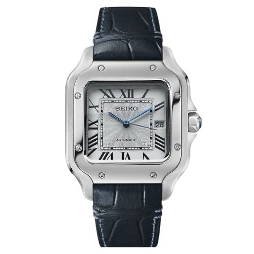 SANTEIKO | Santos Roman MOD 38mm Croco Blue Edition - Open Back Case