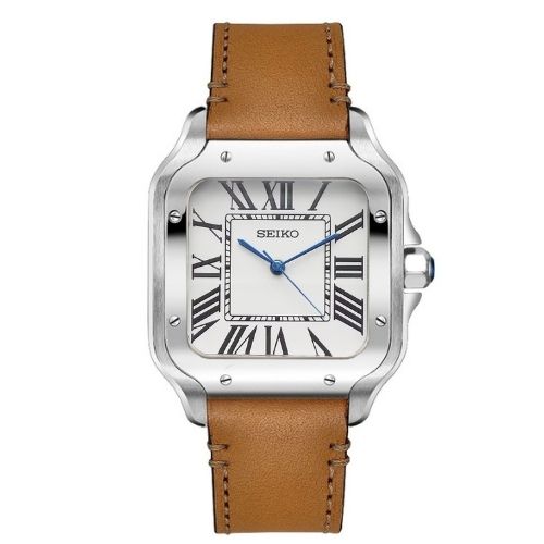SANTEIKO | Santos Roman MOD 38mm Toscan Brown Edition - Open Back Case