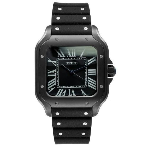 SANTEIKO | Santos MOD Blackout Edition 38mm 316L Stainless Steel - Open Back Case