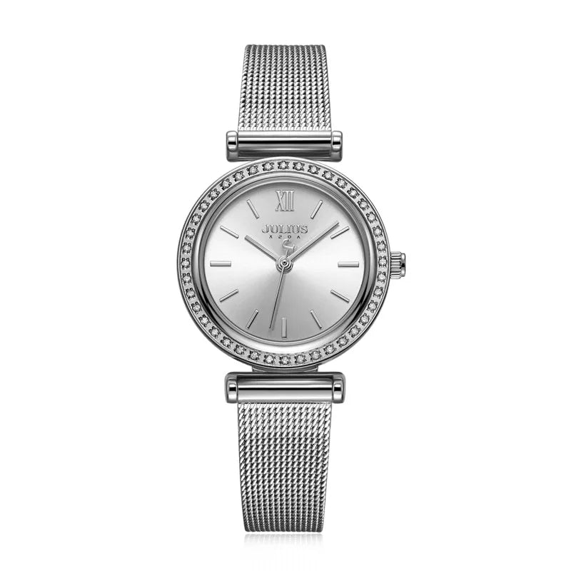 JULIUS OJSTER | Women's Stainless Steel Quartz Watch Rhinestone