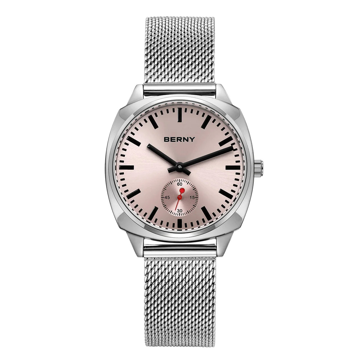 BERNY AVIATOR | Women's Ultra Thin Stainless Steel Quartz Watch