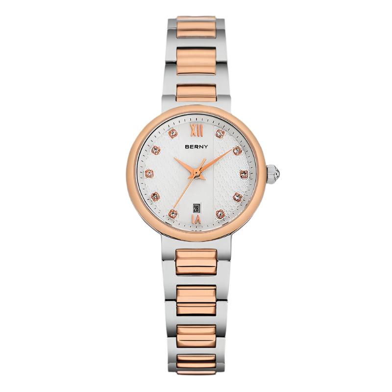 BERNY CHROMO | Women's Stainless Steel Quartz Watch