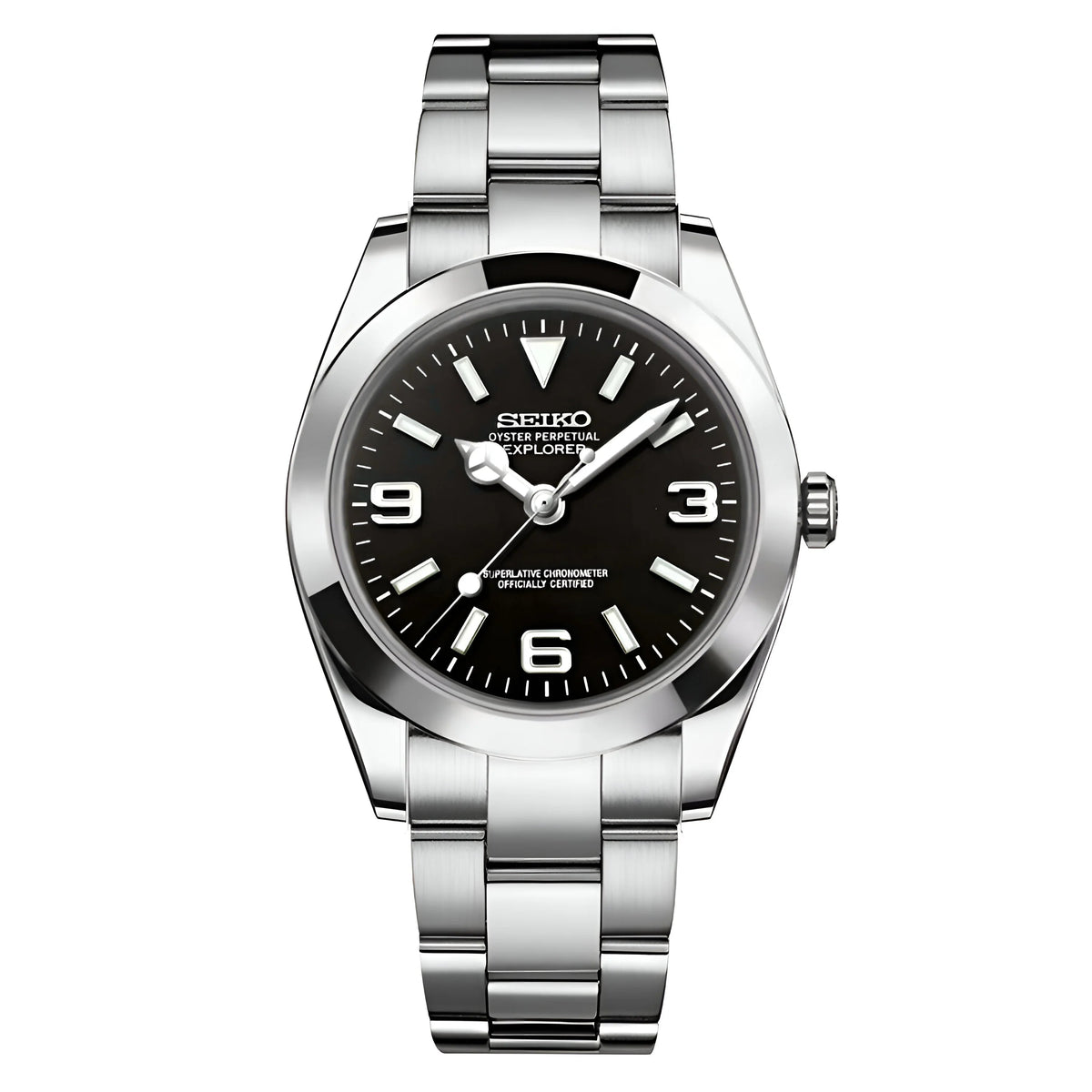 OYSTEIKO | Explorer MOD Black Edition Automatic 316L Stainless Steel Watch