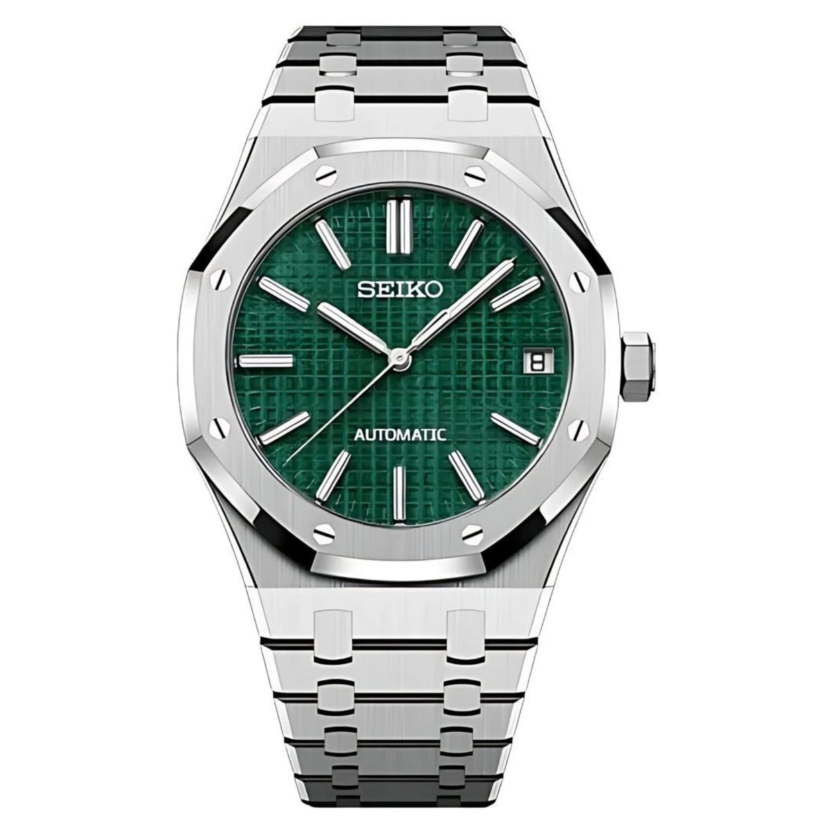 SEIKOAK | Royal 41mm Automatic 316L Stainless Steel - Green MOD