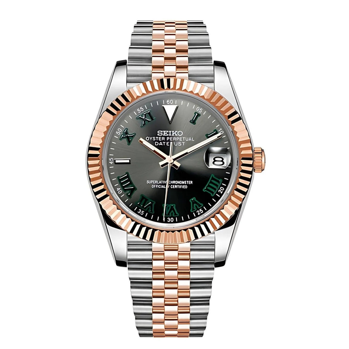 SEIKOJUST | Wimbledon MOD Two-Tone Rose Gold 316L Stainless Steel - Automatic Watch