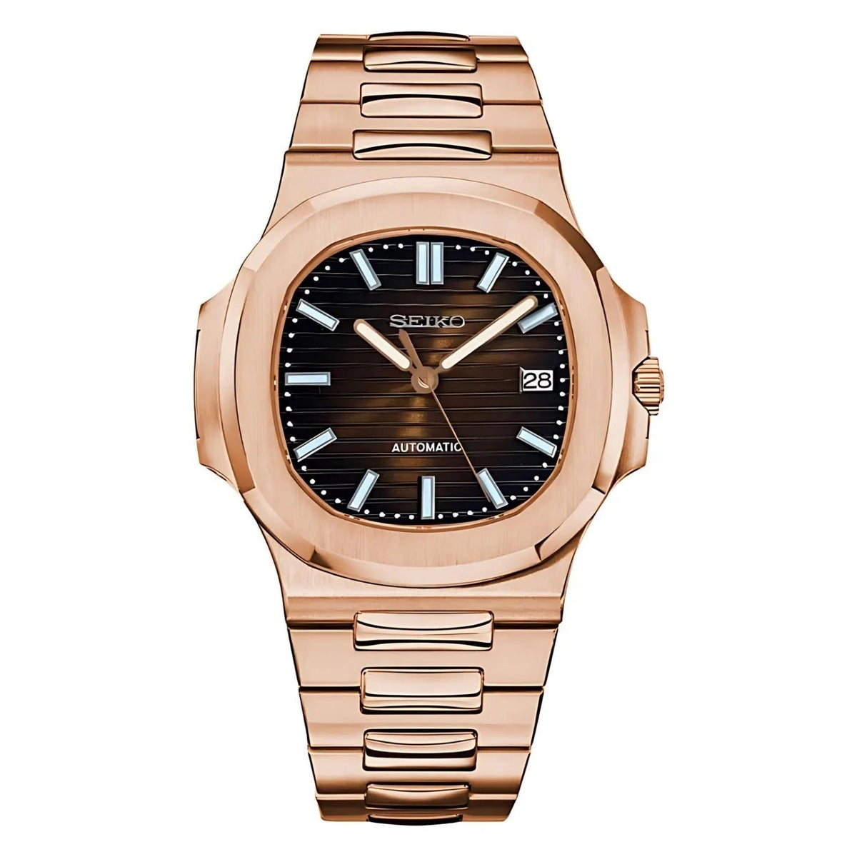 NAUTIKO | Prestige MOD Rose Brown Edition Automatic 316L Stainless Steel Watch