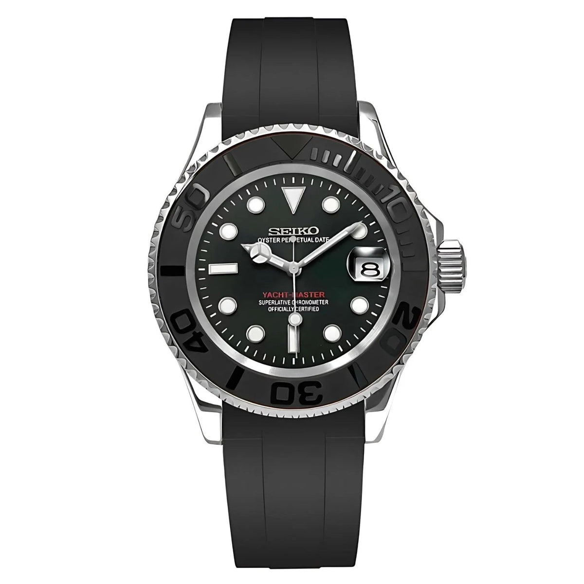SEIKOSUB | Yacht Master MOD Black Ceramic Edition 316L Stainless Steel - Automatic Watch