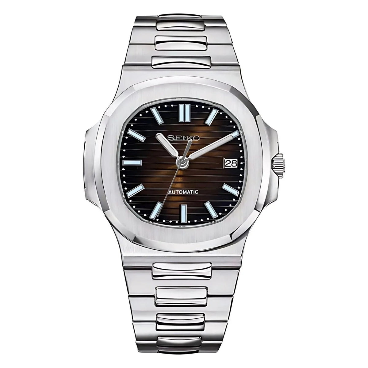 NAUTIKO | Prestige MOD Brown Edition Automatic Stainless Steel Watch
