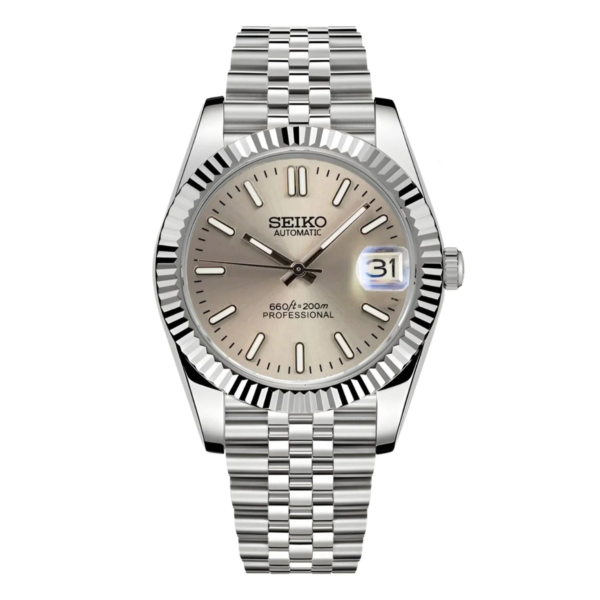 SEIKOJUST | Champagne MOD 316L Stainless Steel - Automatic Watch