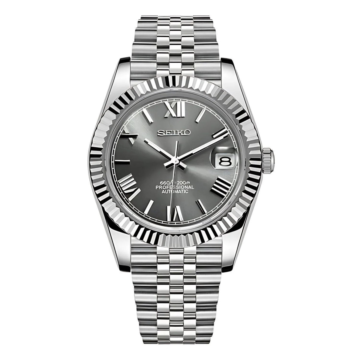 SEIKOJUST | Roman Champagne MOD 316L Stainless Steel - Automatic Watch