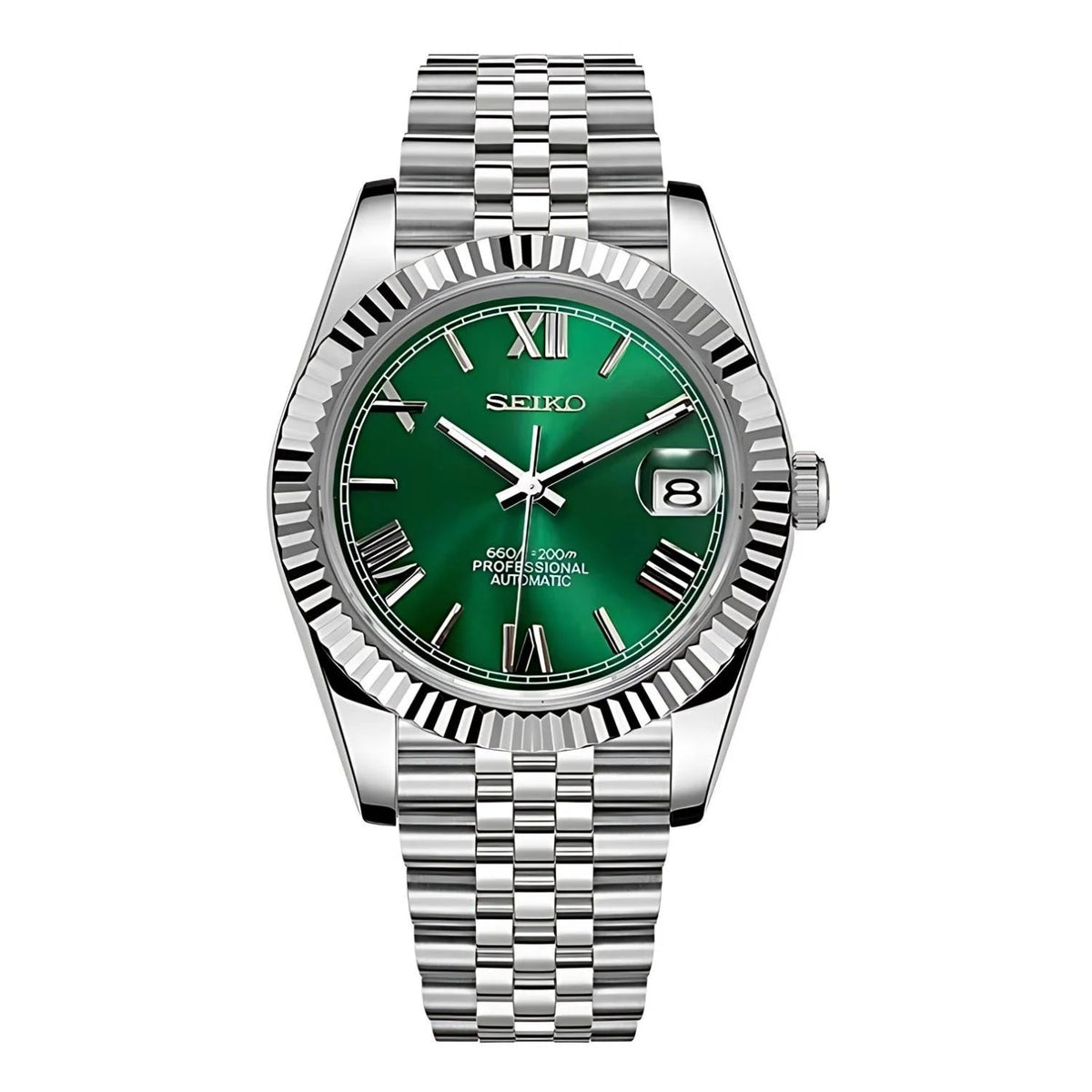 SEIKOJUST | Opal Roman MOD 316L Stainless Steel - Automatic Watch