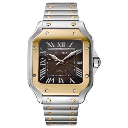 SANTEIKO | Santos MOD 38mm Two-Tone Coco Edition 316L Stainless Steel - Automatic Watch